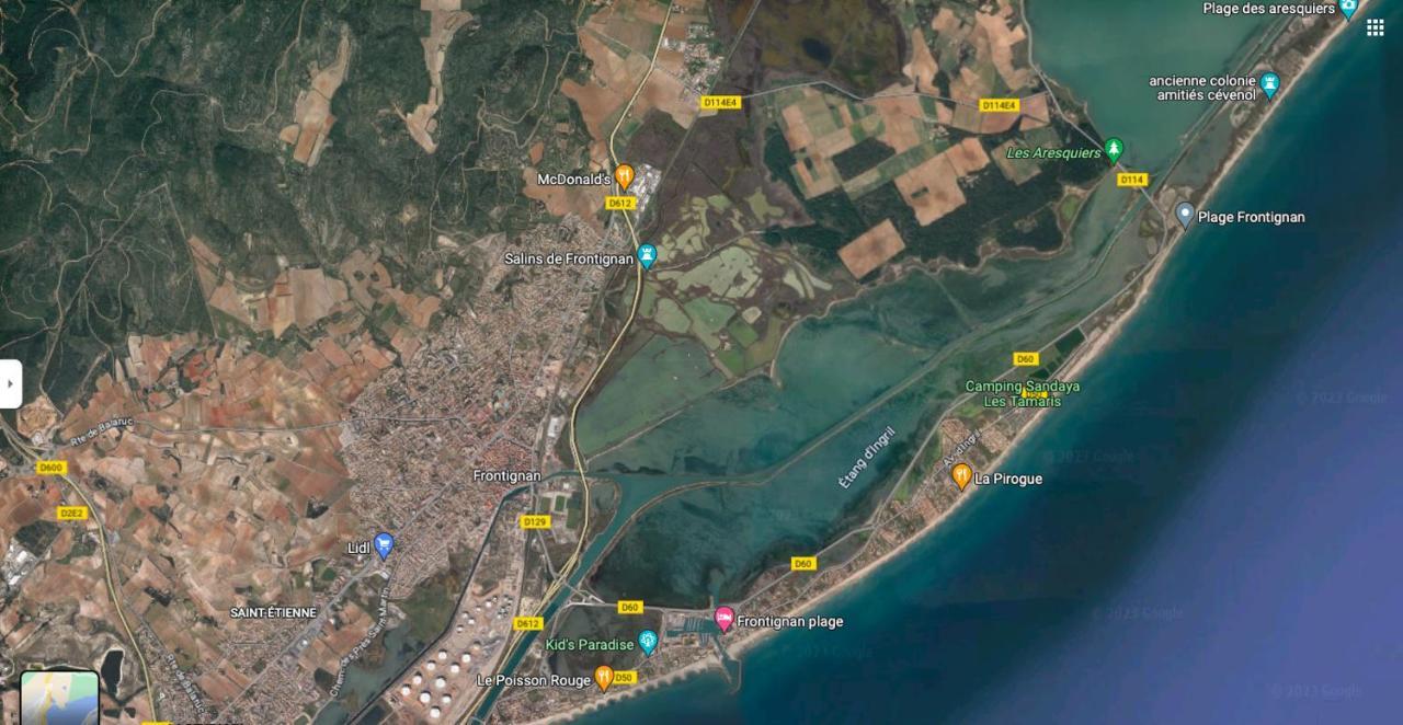 La Perle Bleue, 100 M De La Plage, Parking, Wifi Frontignan Exterior foto